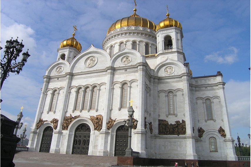 كاتدرائية المسيح المخلص في موسكو، روسيا