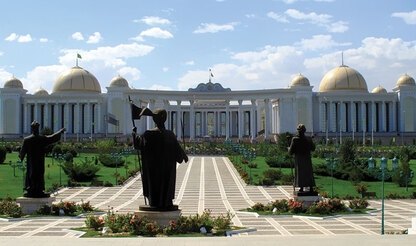 土库曼斯坦，阿什哈巴德， 会议厅